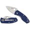 Spyderco 2023 Spyderco, Reveal 11, Ambitious Lightweight Blue Cpm S35Vn SPY-C148SBL - alternate 1